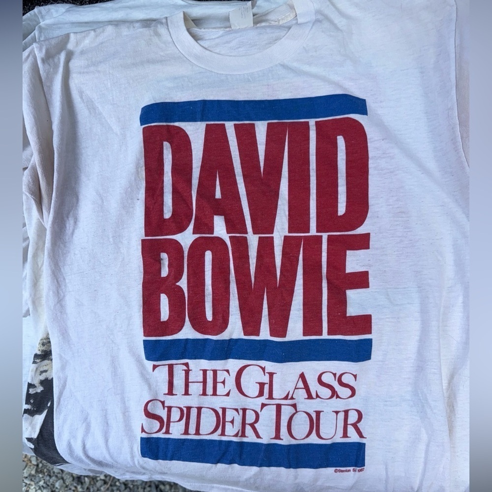 RARE Vintage 1980’s David Bowie Glass Spider Tour Men’s Sz S/M t-shirt